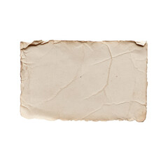 Fototapeta premium Vintage aged paper with natural crinkles and texture detail for background and design use