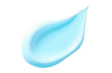 A sample of skin serum or moisturizer or gel. Isolated on white