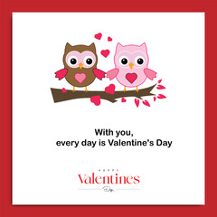 Happy valentine day with creative love composition of the hearts