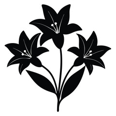 Lily Flower Vector Illustration: Perfect for Floral Designs