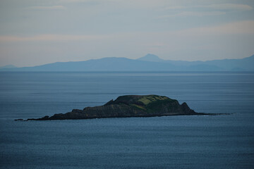 small uninhabited island