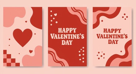 Naklejka premium Happy valentines day