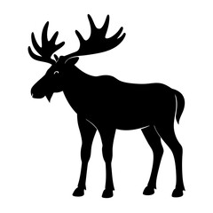 deer silhouette vector