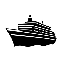 Obraz premium ship vector illustration