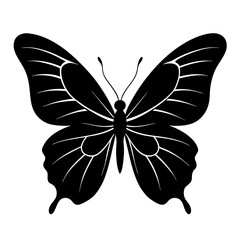 butterfly silhouette vector