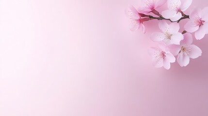 Fototapeta premium Spring Sakura Blossom: Beautiful Pink Flowers in the Background of Spring Time