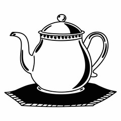 teapot and cup
