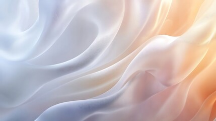 Obraz premium Soft Pastel Draped Fabric Abstract Texture