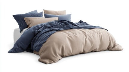 Cozy Bedding Set with Soft Pillows and Comforter