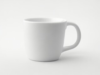 Fototapeta premium View of 3d white mug mockup element and Ceramic Coffee cup on white background 