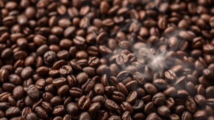 Obraz premium Roasted Coffee Beans: Aromatic and Rich