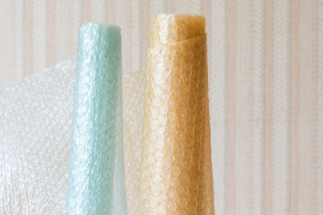 Rouleaux de papier bulles