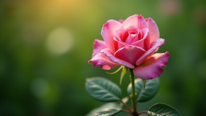 International Women’s Day finds its embodiment in this single Pink Rose, adorned with dewdrops that symbolize purity, hope, and the gentle strength of women worldwide.