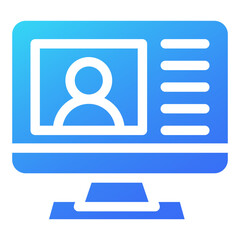 Fototapeta premium Streaming Icon
