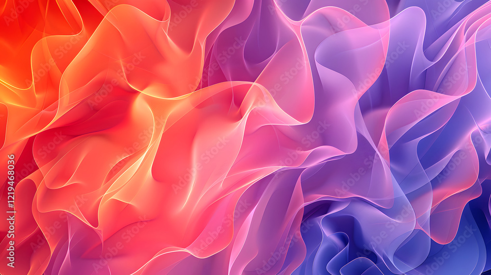 Poster gradient background abstract art, generative ai