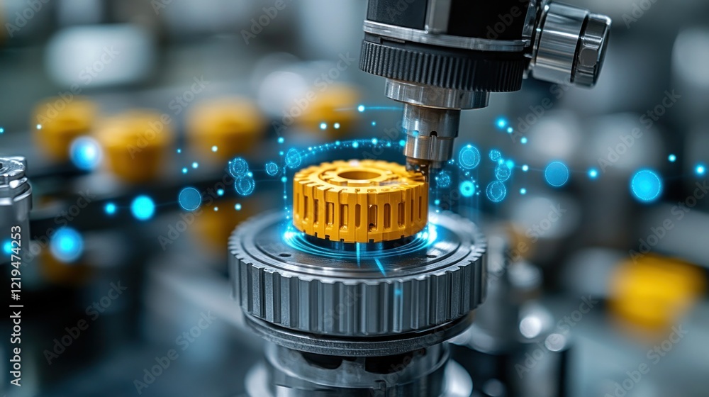 Poster robotic arm precision machining factory part