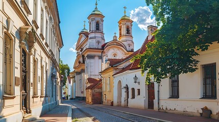 Fototapeta premium Church of the Assumption of the Blessed Virgin Mary