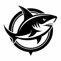 shark, fish, animal, sea, vector, cartoon, illustration, white, ocean, isolated, fin, water, predator, blue, danger, silhouette, underwater, dolphin, nature, teeth, dangerous, wildlife, marine, swimmi