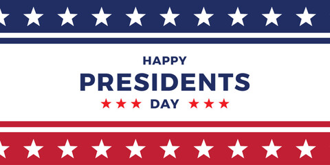 President's Day Poster Background Design.