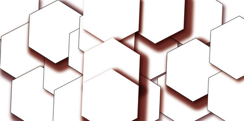 white hexagons background.Gray and white diagonal line architecture geometry tech abstract subtle background vector illustration.