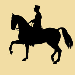 The military horseman of the 19th and 20th centuries