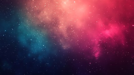 Fototapeta premium Cosmic Nebula Pink Blue Starry Night Sky