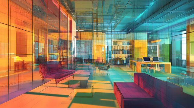 Vibrant rendering of business incubators showcasing mentoring programs funding opportunities collaborative spaces resources available for startups and emerging businesses