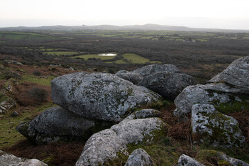 The view from Helman Tor Cornwall