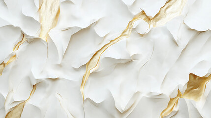 Obraz premium textured white golden surface 3 d