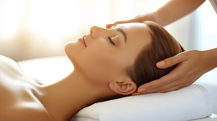Obraz premium woman having a massage