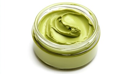 Jar of Lush Green Cream: A Close-Up