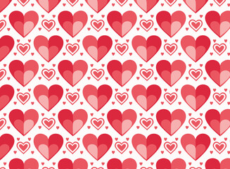 High-quality seamless hearts pattern background. Love-themed background images and wallpaper.