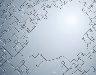 blueprint of a puzzle