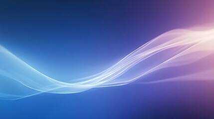 Abstract Blue and Purple Wave Design