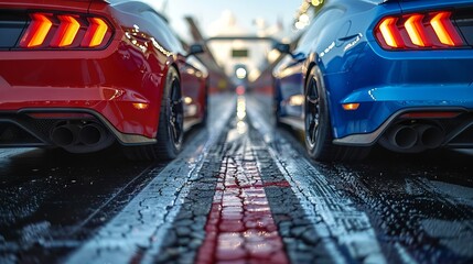 Sports Car Racing on Wet Tracks