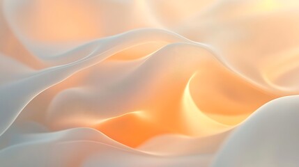 Fototapeta premium Abstract Soft Pastel Waves Flowing Gently