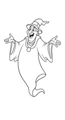 Fototapeta premium ghost coloring 