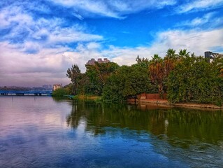 Maadi Island in Cairo in Egypt