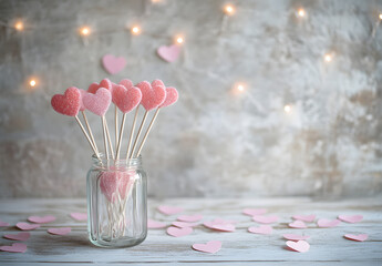 A Visual Journey Through Valentine's Day. AI generative.