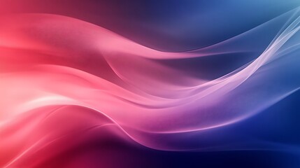 Obraz premium Abstract Pink and Blue Wave Design