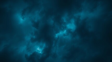 Obraz premium Horror black blue sky, depression background, mystery gloomy dark theme, blur texture, 