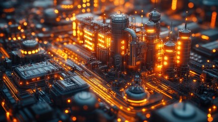 A futuristic, transparent building model showcasing intricate internal structures and systems.