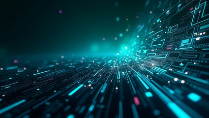 Abstract futuristic gaming background. Generative Ai.