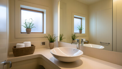 bathroom in a bathroom