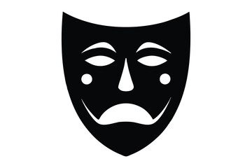 mask on white background