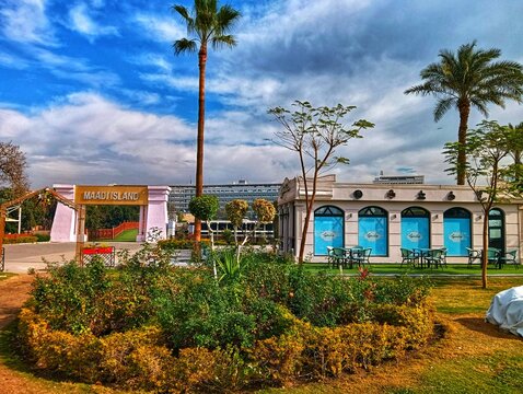 Maadi Island in Cairo in Egypt