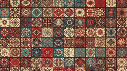 Ornate Mosaic Tile Pattern