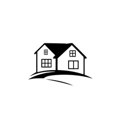 Modern House Design: A Minimalist Architectural Icon.  Perfect for real estate agents, home builders, and architects. Clean lines and simple design.