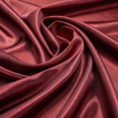 Fototapeta premium silk fabric in cherry color