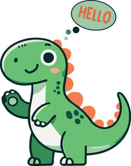 DINOSAUR BABY T SHIRT